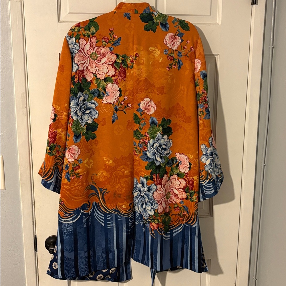 Chico's Drama Printed Kimono - Picture 3 of 8